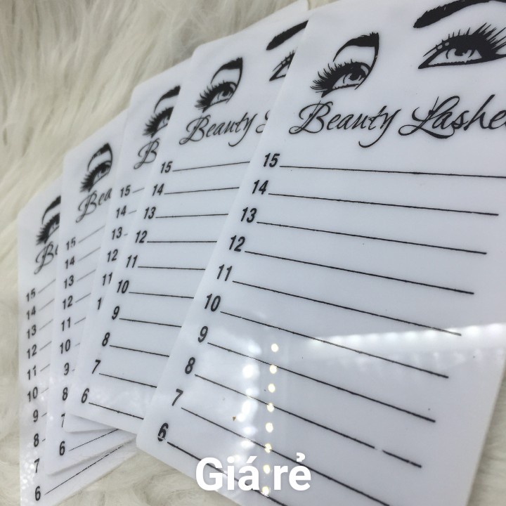 Miếng meka dán line mi có đánh số - Dụng cụ nối mi Đức Eyelashs