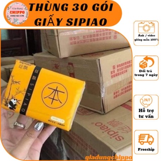 Thùng 30 gói giấy ăn gấu trúc sipiao