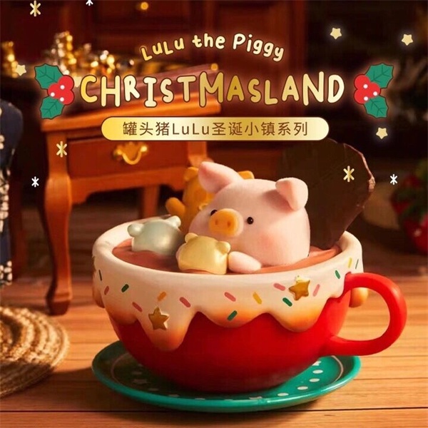 ★Hgtoys★Búp Bê Hình Chú Heo 52 Mắt Trang Trí Giáng Sinh