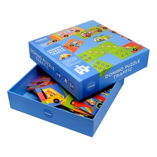 Đồ Chơi Xếp Hình Domino Phương Tiện Giao Thông 24 Mảnh Ghép - Hi Pencil