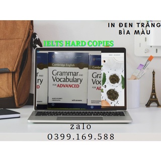 Grammar and Vocabulary for Advanced - Bìa màu - in đen trắng - khổ A4