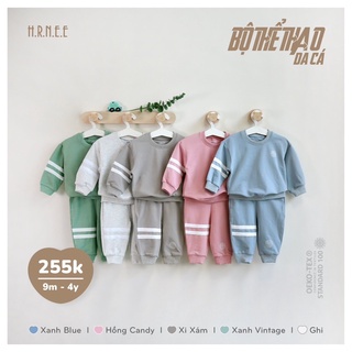 Hrnee Bộ nỉ da cá cho bé