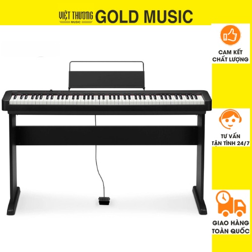 Đàn Piano điện Casio CDP-S110 + chân gỗ CS46 giá nhạc + pedal
