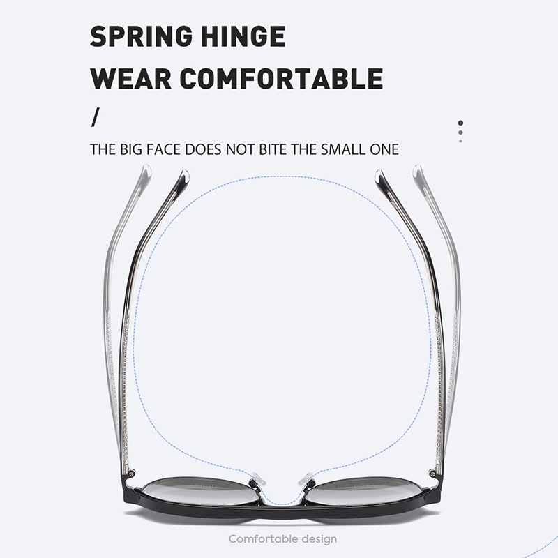 Kính mát nam nữ VIENDO dạng kẹp di động chống UV400 cao cấp thời trang