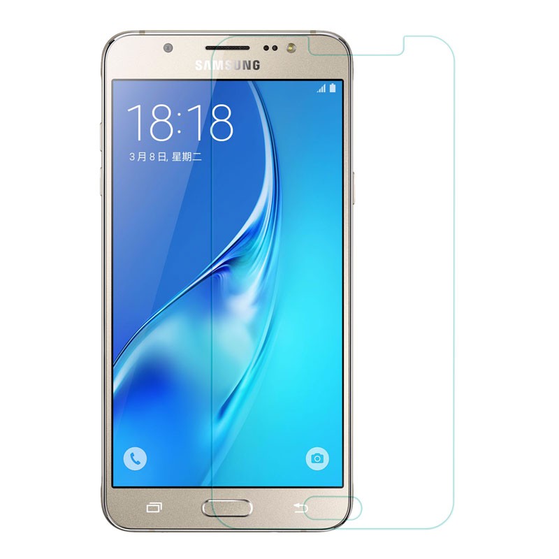 Kính cường lực samsung galaxy J7 2015/J700 trong suốt, tặng giấy lau màn hình