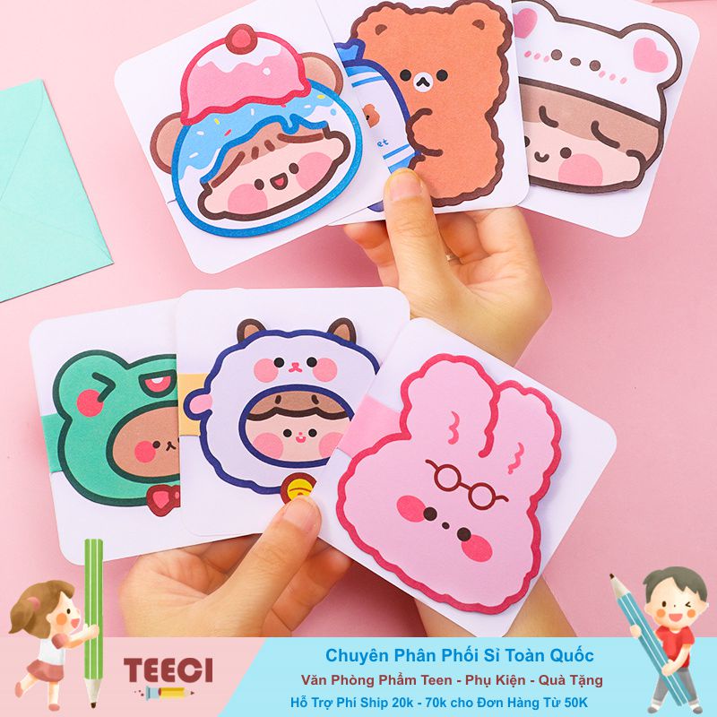 &lt;Video Review&gt; Thiệp Giấy Sticky Note To Do List Ghi Chú Tranh Hoạt Hình Làm Thiệp Sinh Nhật T679