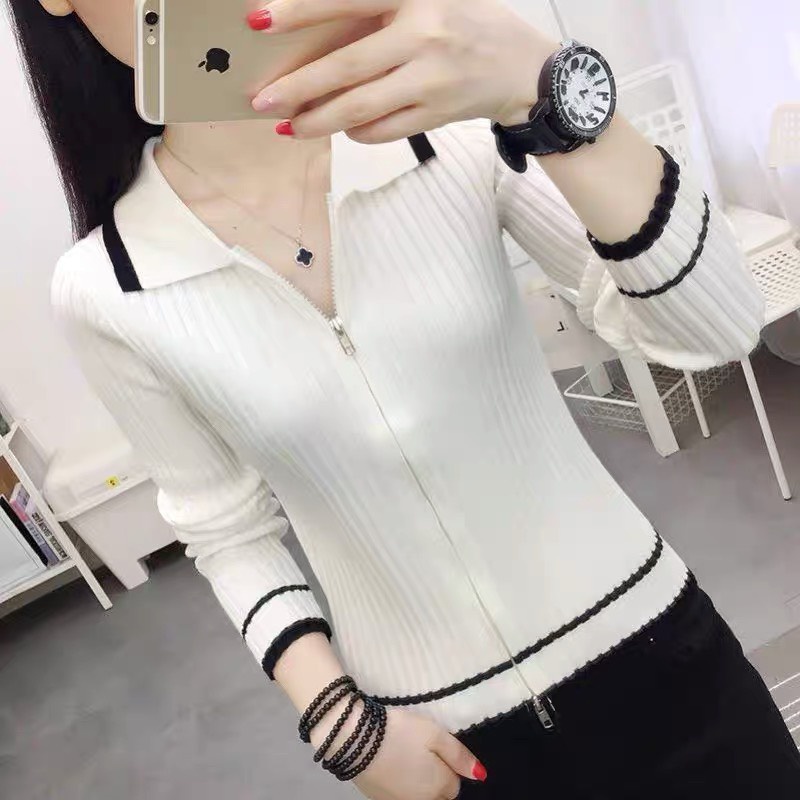 Áo Len nữ  kéo khóa