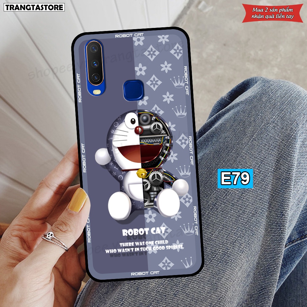 Ốp Vivo U10 / Y11 / Y12 / Y15 / Y17 in hình gấu Bearbrick,Metal Style,Doremon siêu dễ thương chất lượng