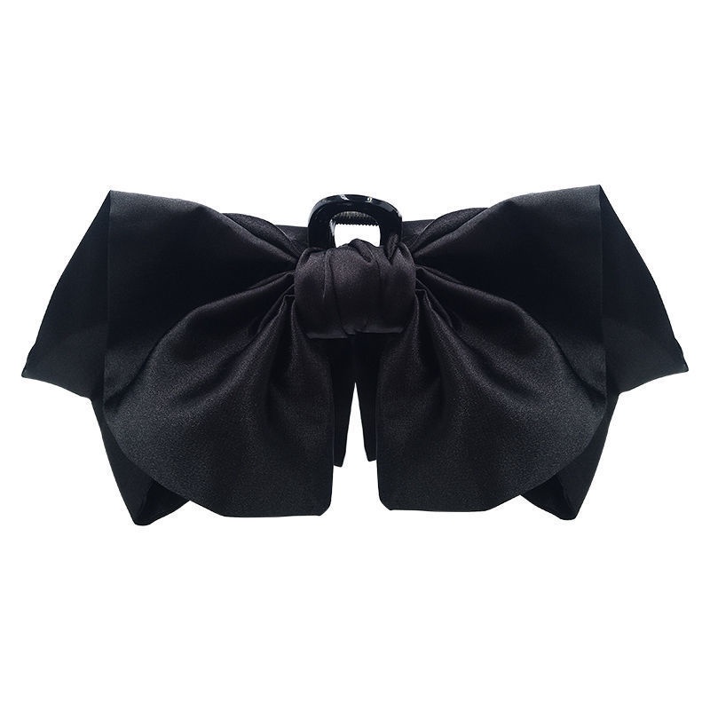 Kẹp Tóc Nơ Bướm Bằng Satin Cỡ Lớn Thời Trang Mùa Hè Cho Nữ