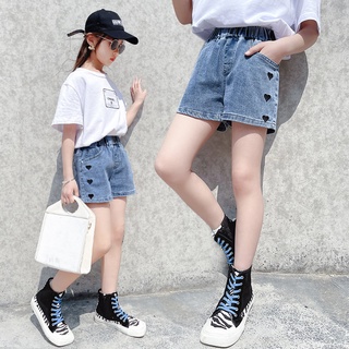 Quần Short Jeans Cho Bé Gái