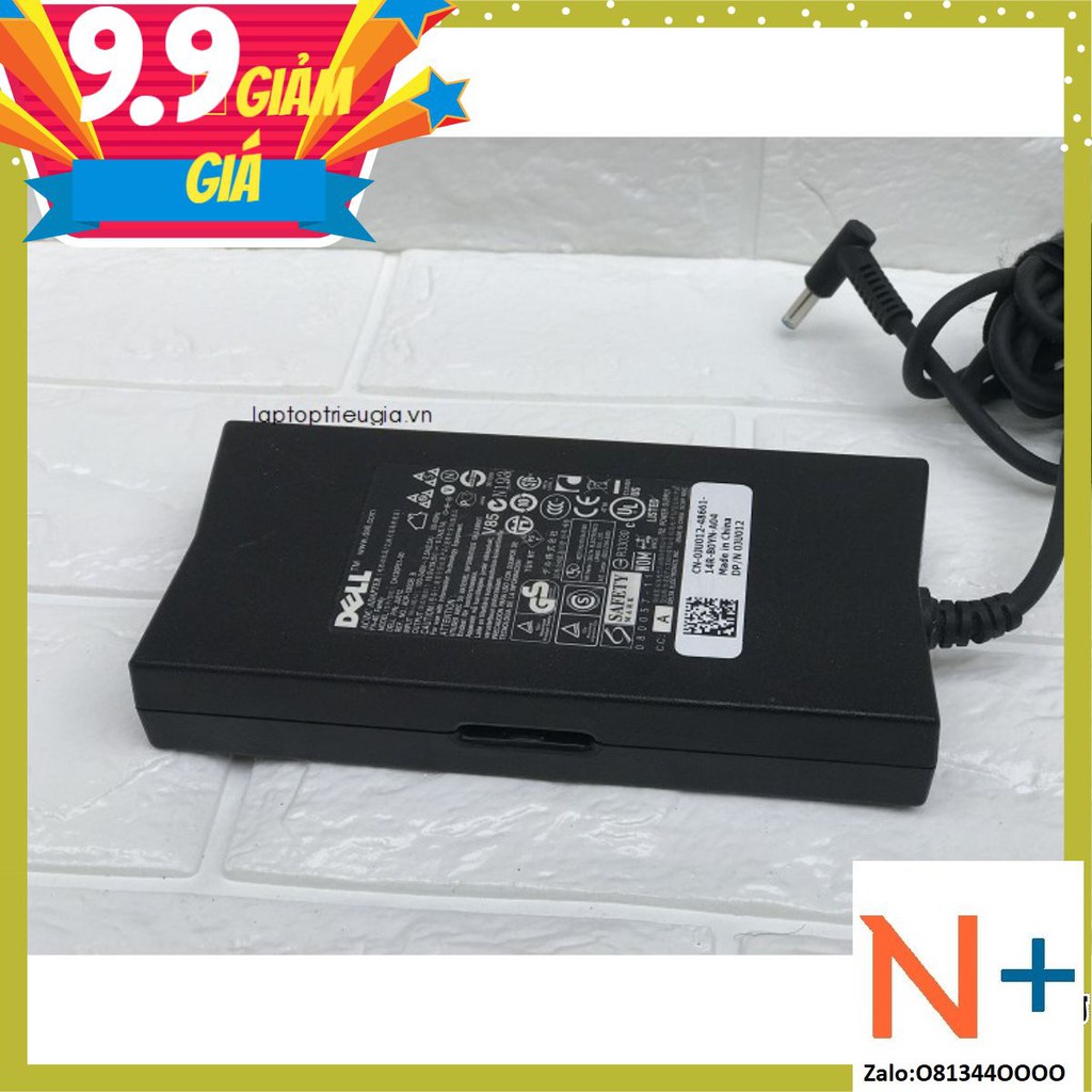 Sạc Laptop Dell 19.5V-6.67A - Mỏng Slim - chân nhỏ