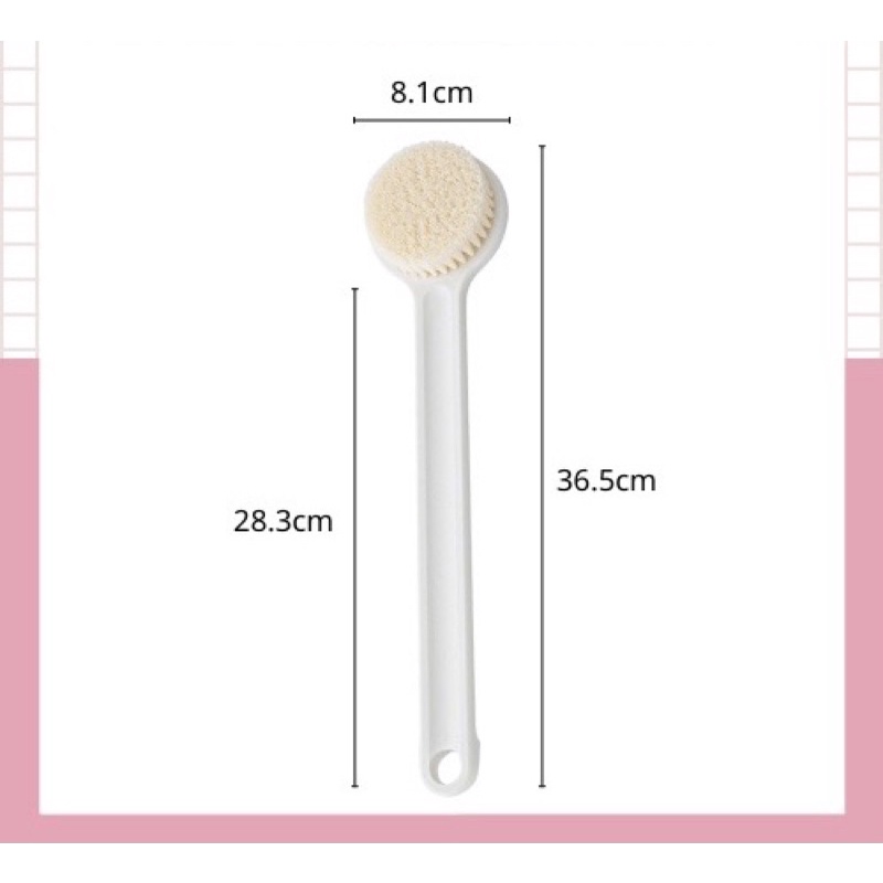 Cây bàn chải cọ lưng chà lưng Nhật Bản có hộp (chuyenhanggiadung123)