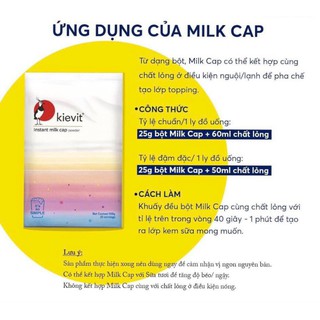 Bột làm váng sữa Milk foam KIEVIT - Gói 500g
