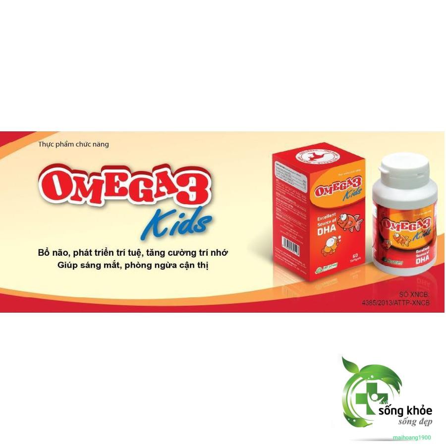 Omega 3 Kids- Tăng cường thị lực, chống mỏi mắt,Giúp sáng mắt, phòng ngừa cận thị tăng cường phát triển não bộ