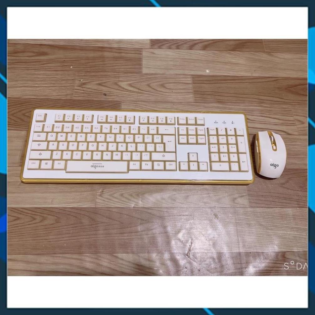 Combo bộ phím chuột không dây có tặng kèm pin, bảo hành 6 tháng