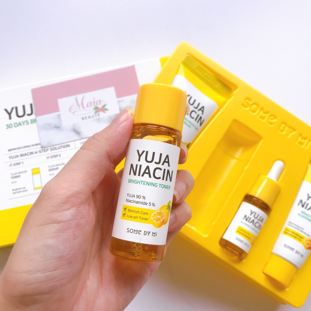 Set 4 Món Dưỡng Trắng Da Some By Mi Yuja Niacin 30 Days Brightening Stater Kit-Edition