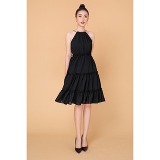 Đầm dài maxi cổ yếm - 20Again
