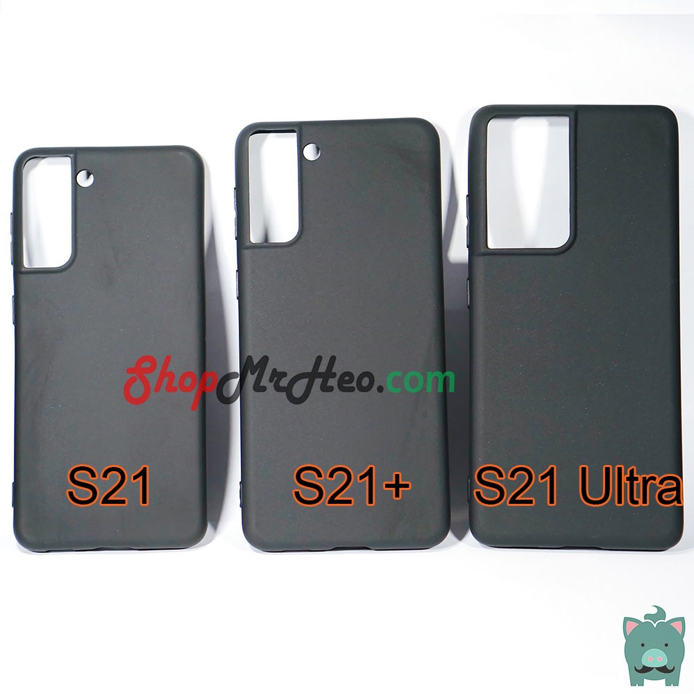 Ốp Lưng Dẻo Đen Nhám Samsung Galaxy S21 5G - S21 Plus - S21+ - S21 Ultra