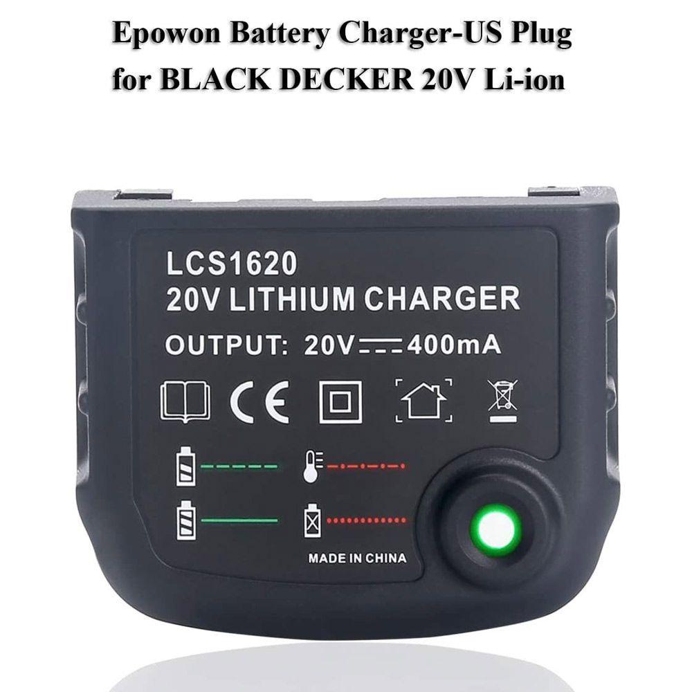 BTLIMER Bộ Sạc Nhanh LCS1620 Li-ion 16V / 20V Màu Đen