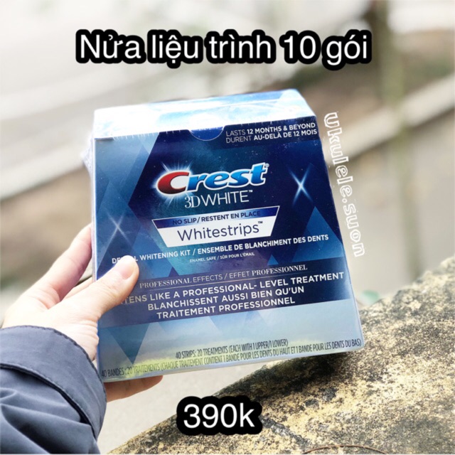 Dán trắng răng Crest 20 miếng