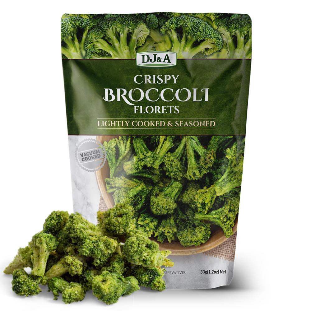 Snack súp lơ xanh sấy giòn DJ&amp;A Crispy Brocoli 25g