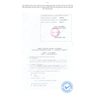 MẶT NẠ BỘT THẢO MỘC