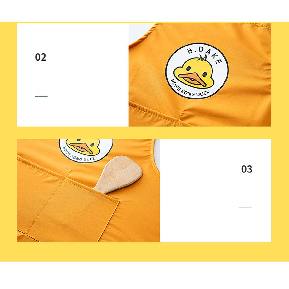 Tạp Dề Chống Thấm Nước Và Dầu In Họa Tiết Hoạt Hình Dễ Thương