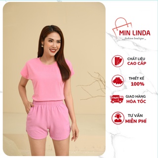 Quần sooc đũi cộc nữ, sooc đùi nữ mặc mùa hè siêu mát, chất liệu cao cấp- min_linda