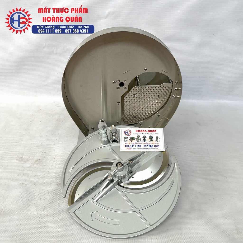 Máy thái lát mỏng trái cây, củ quả INOX QUAY TAY