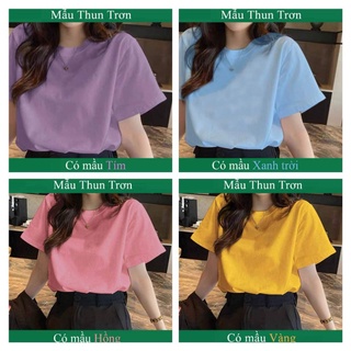Áo thun trơn nhiều màu #nnyshop