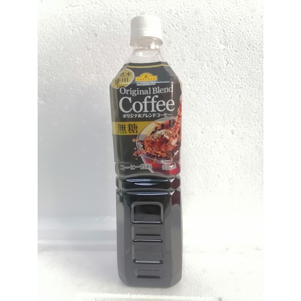 [930ml – Không đường] Cà phê uống liền [Japan] TOPVALU (Non sugar) Original Blend Coffee (btn-hk)