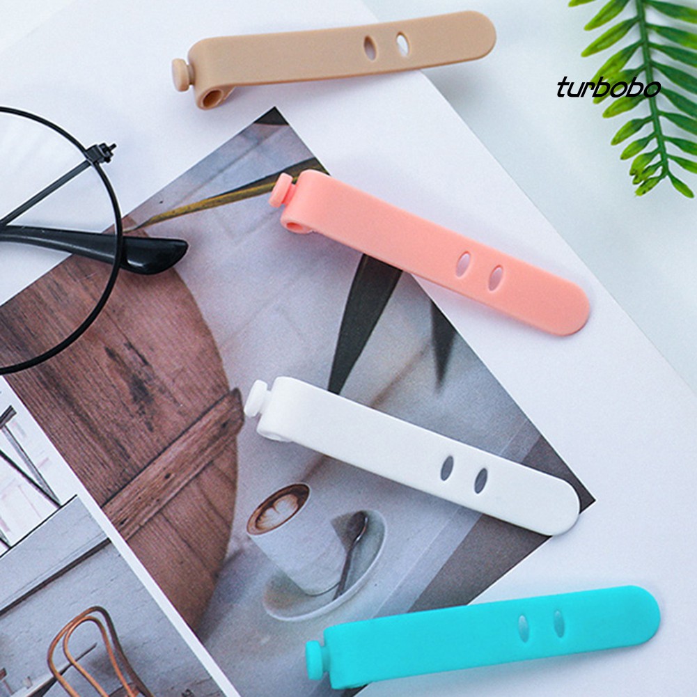 4 Dây quấn cáp/tai nghe bằng silicon tiện dụng