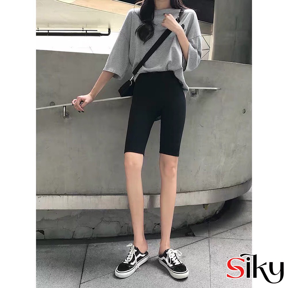 Quần Legging Lửng Nữ 🌸 Legging ngố nâng mông SIÊU HOT - SIKY | BigBuy360 - bigbuy360.vn