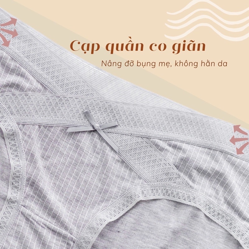 QUẦN LÓT BẦU CHO MẸ SAU SINH, CHO CON BÚ SIÊU MỀM MÁT, CO DÃN