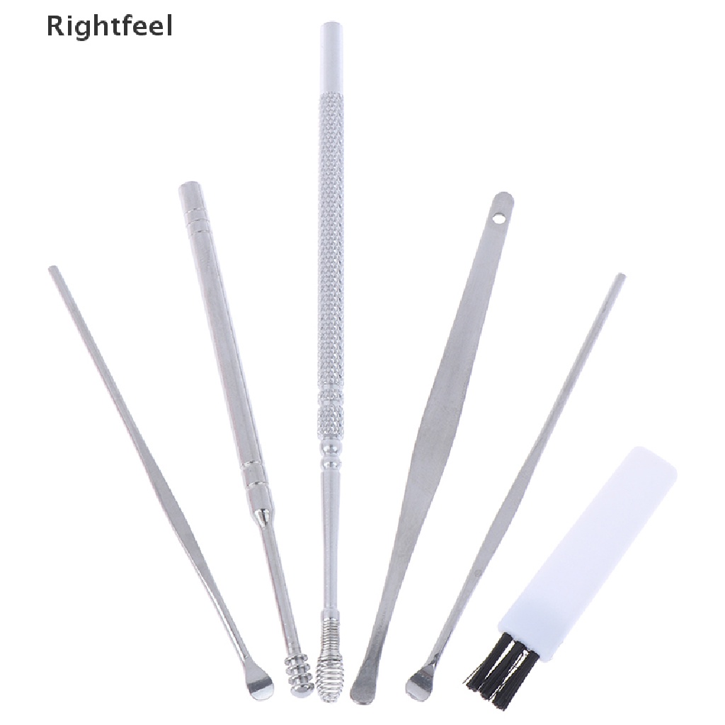Set 6 Dụng Cụ Lấy Ráy Tai Bằng Inox Tiện Dụng