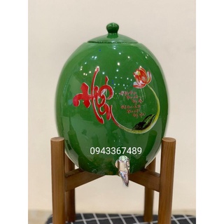 Bình nước sứ Bát Tràng 3 lít, 5 lít