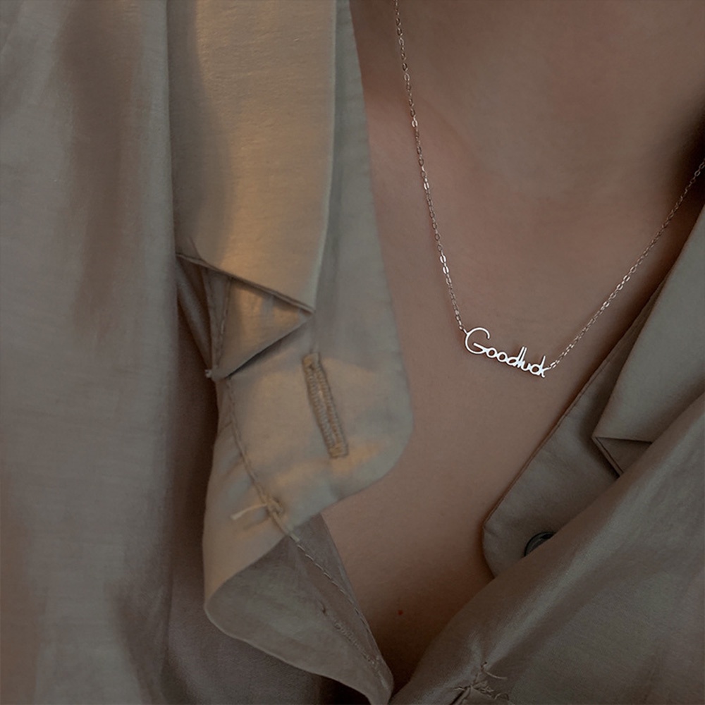 Vòng cổ Mặt Chữ May Mắn Thời Trang Dành Cho Nữ