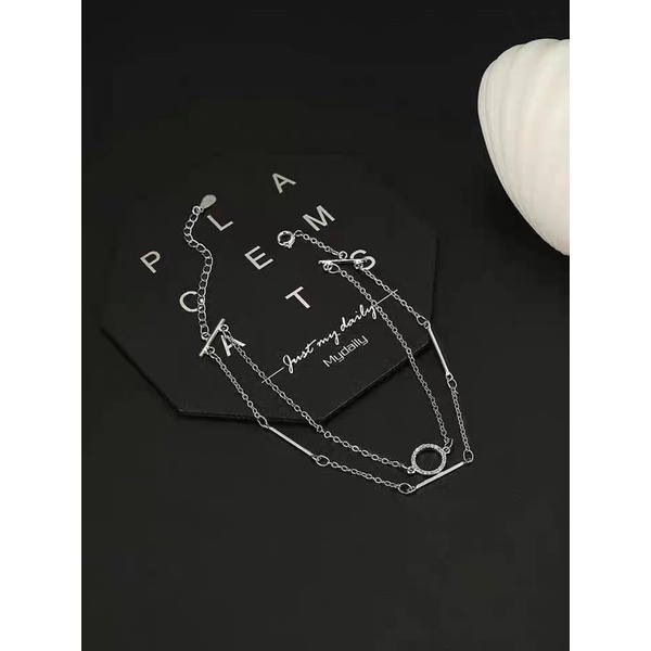 Lắc tay mặt tròn layer