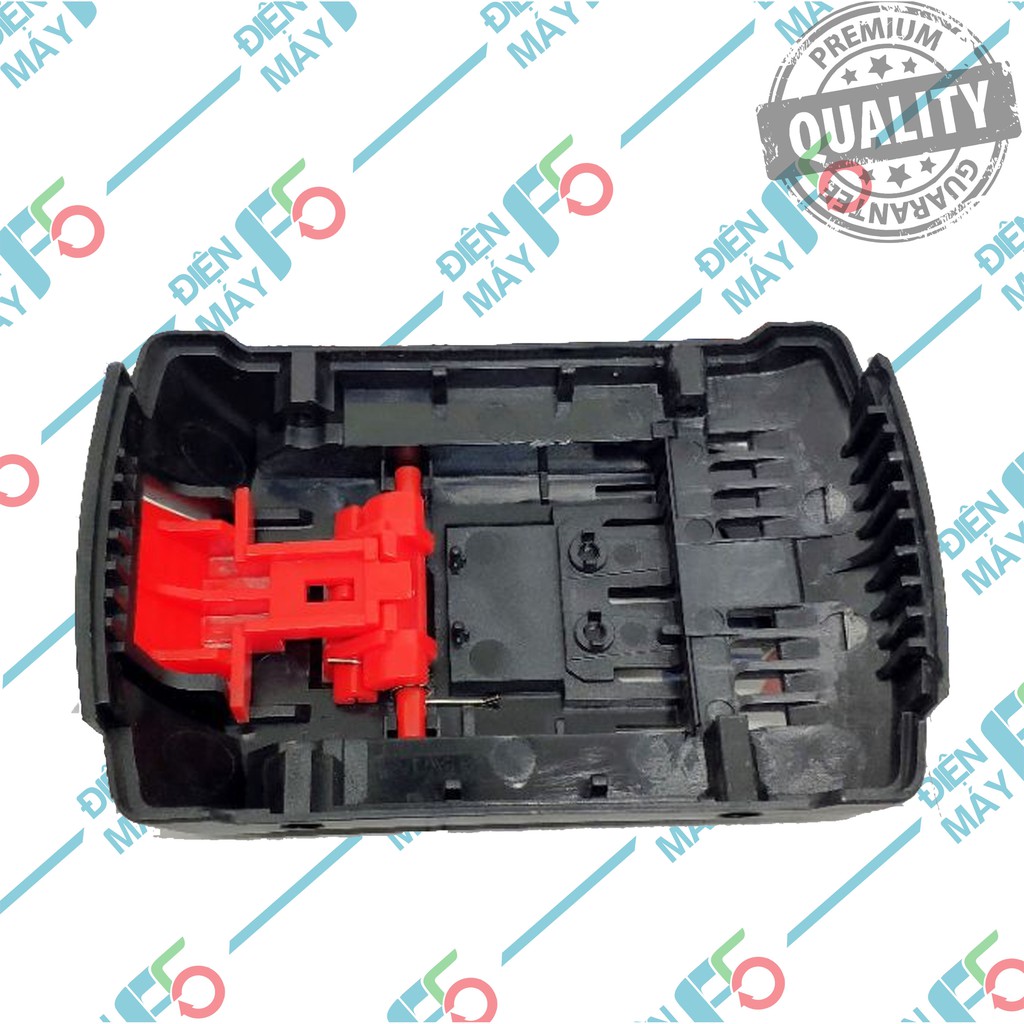 DMF5 Vỏ và mạch pin Bosch 18V 2 hàng cell nhận sạc zin Bosch có led báo pin
