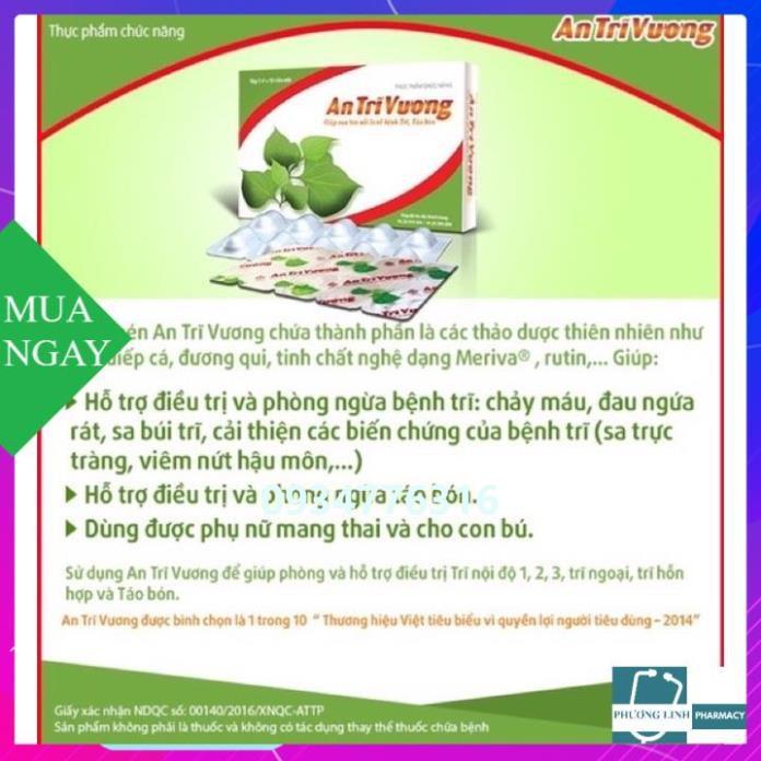 An trĩ vương -xua  tan nỗi lo về trĩ và táo bón