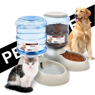 Bát ăn và uống tự động hộp 3.5L dành cho chó mèo