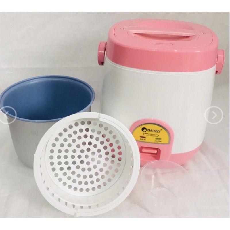 NỒI CƠM ĐIỆN QUAI XÁCH 0.6L nhỏ gọn tiện lợi