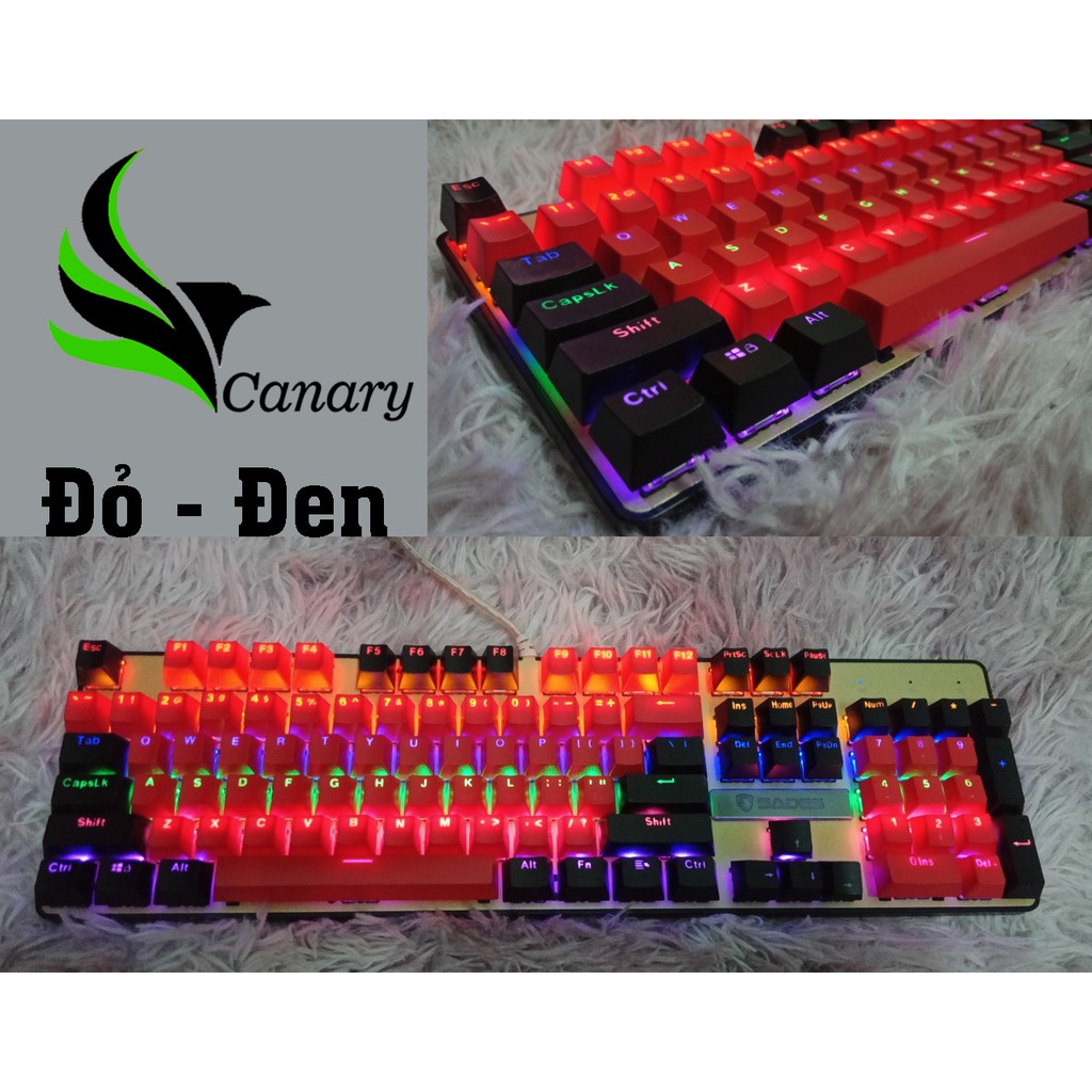 Nút bàn phím cơ (Keycap) ABS xuyên led 111 nút