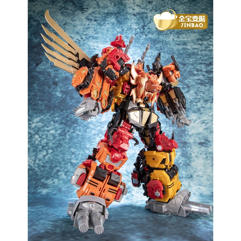 Bộ 5 Mô hình JINBAO Transformers Combiner Predaking DF-01 K.O Oversize