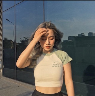 Croptop thêu