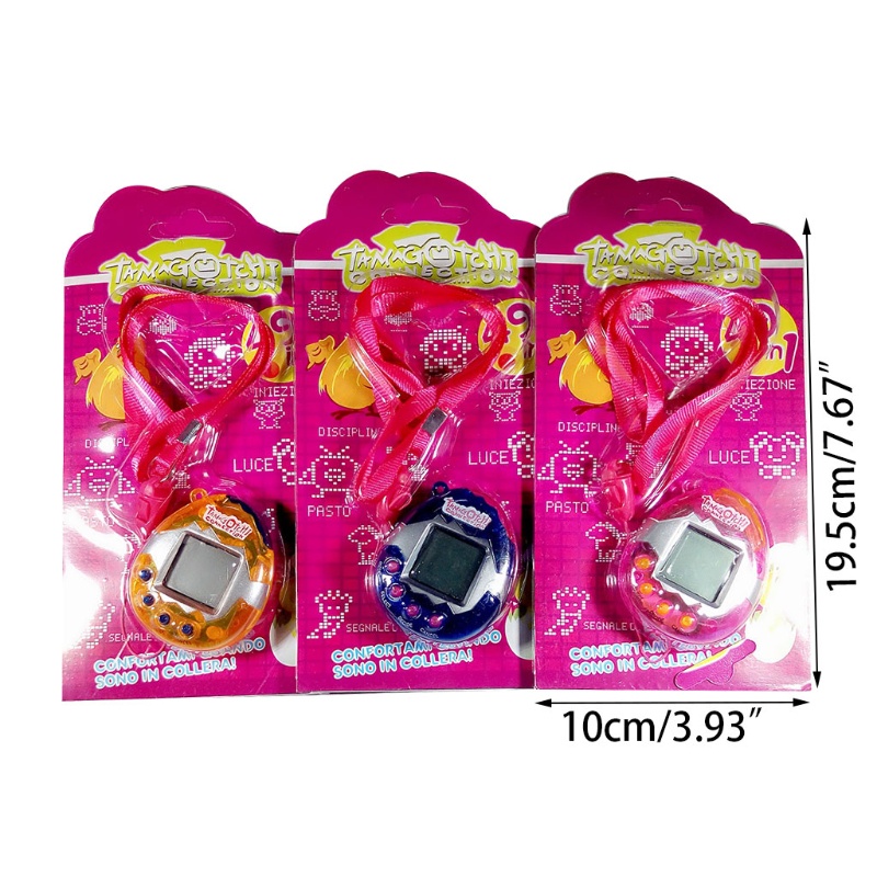 Máy chơi game nuôi thú ảo màn hình LCD kèm dây đeo