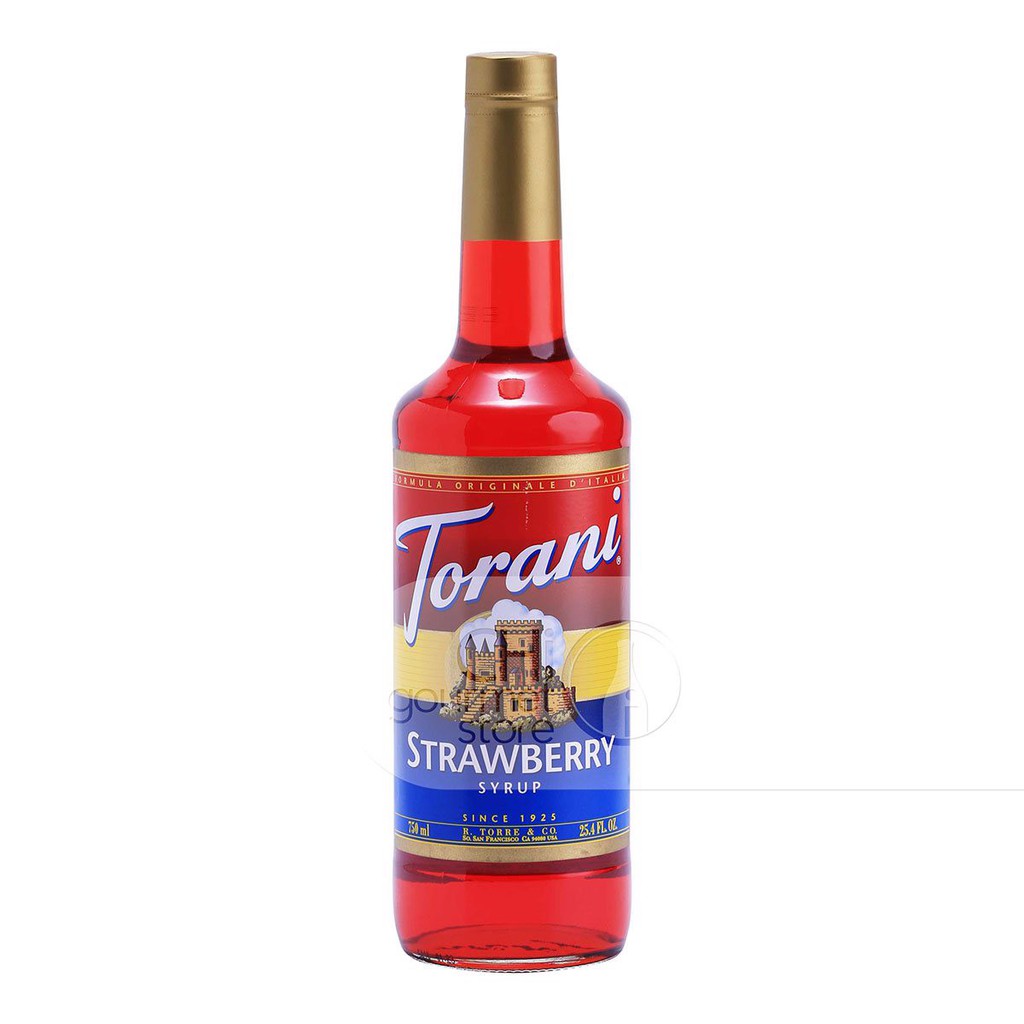Syrup Torani Dâu (Strawberry) 750 ml - STO054
