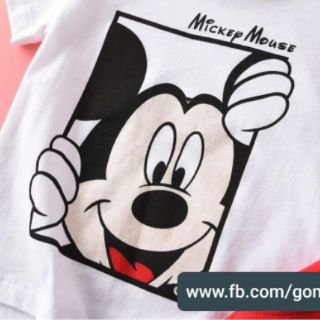 Bộ mickey bé trai mùa hè