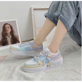 [Sẵn 36, 37, 40 unicorn] Giày thể thao sneaker nữ Ulzzang Unicorn, đế độn kèm phụ kiện