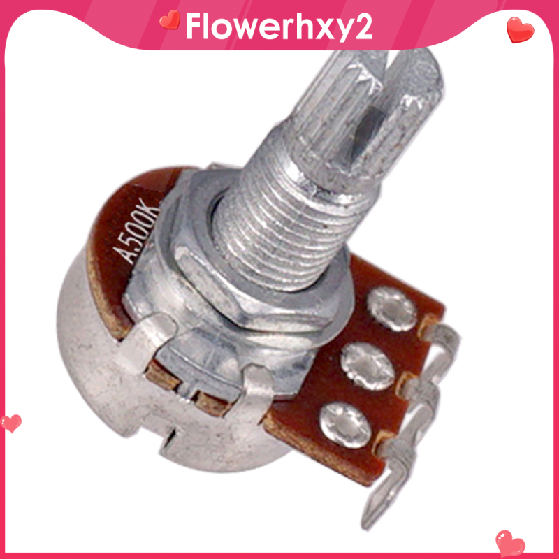 [ReadyStock]4pcs 500K-Ohm Long-Shaft Guitar Volume Tone Audio Taper Potentiometer Pots